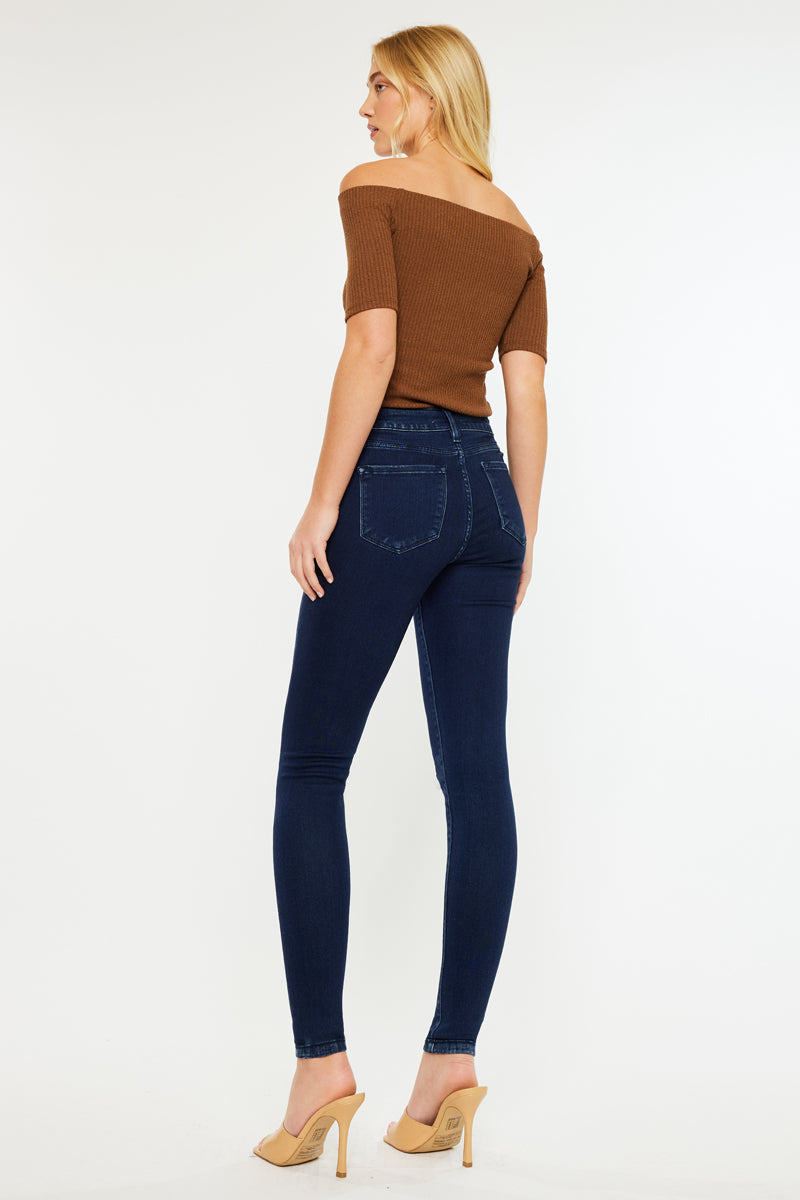 Annaka Mid Rise Super Skinny Jeans for Women - Stretch Denim Pants, Slim Fit High Waist Jeans | Perfect for Casual Wear, Office & Night Out