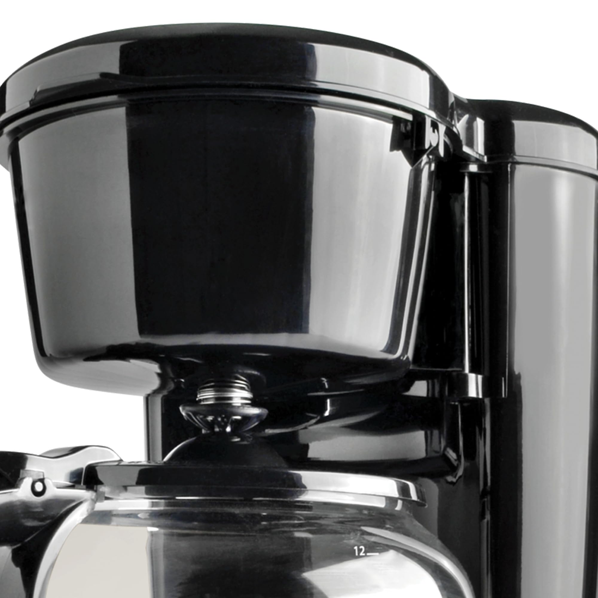 12-Cup Stainless Steel Coffee Maker with Glass Carafe - Perfect for Home & Office