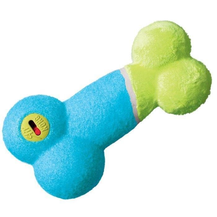 Kong Dog Toy with Squeaker - Durable Chew Bone for Aggressive Chewers - Interactive Play for Small, Medium & Large Dogs - Perfect for Fetch, Training & Teething Relief