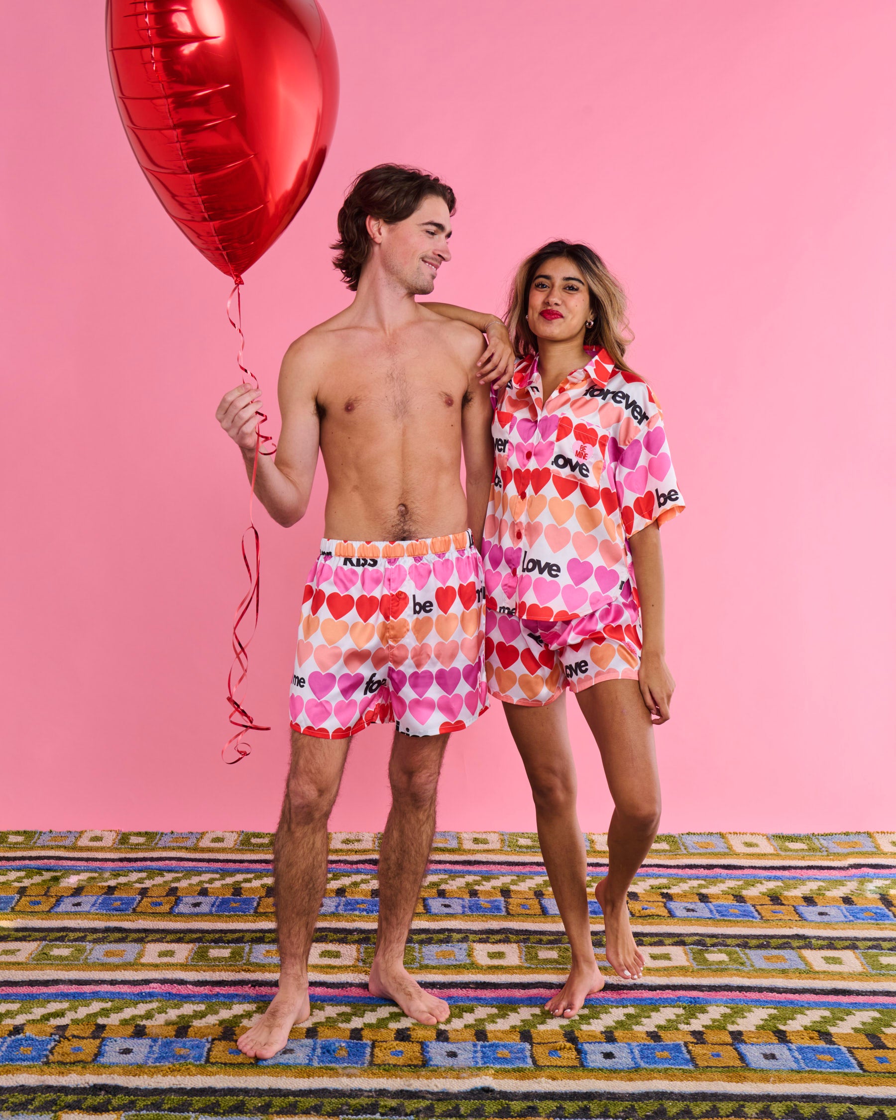 Forever Eco Satin Short Sleeve Pajama Set - Women's Soft & Breathable Sleepwear for Summer Nights, Lounge Wear, and Relaxing at Home