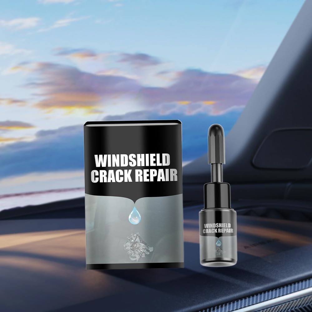 2024 Upgraded Windshield Crack Repair Kit - 2 Set, Car Window Glass Repair Fluid for Scratches, Chips & Cracks | Professional Automotive Windscreen Repair Tool | Perfect for DIY Car Maintenance & Emergency Roadside Repairs