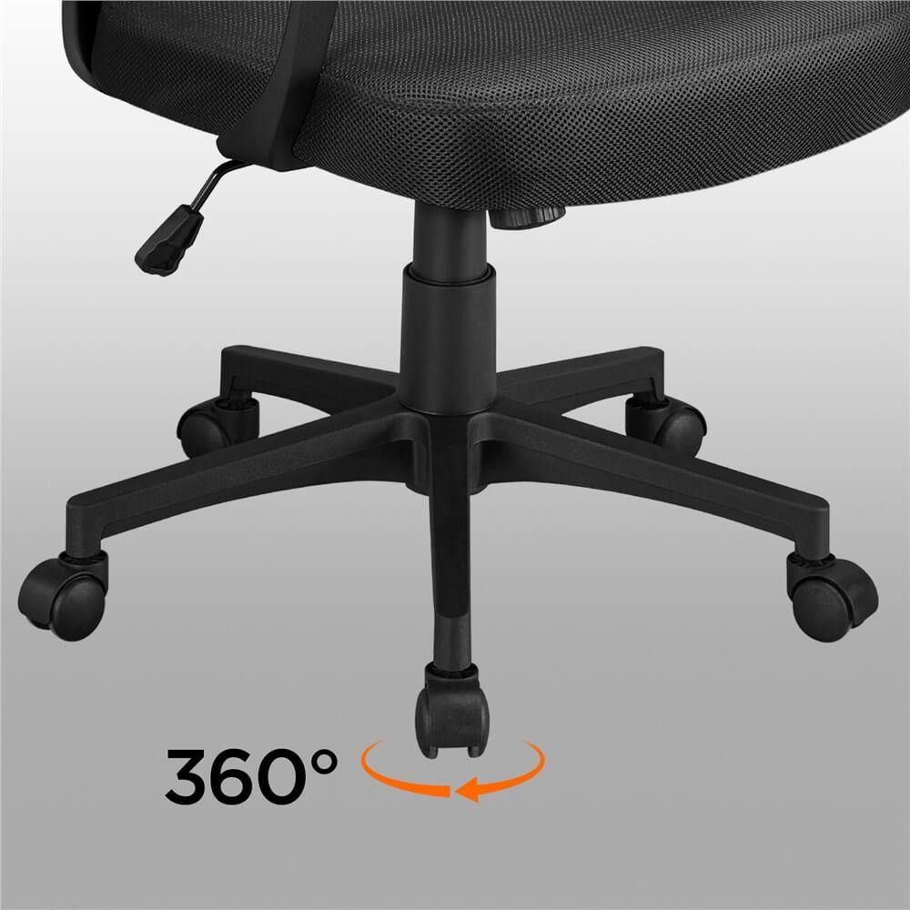 Yaheetech Ergonomic Mesh Office Chair with Adjustable Height & Lumbar Support - Perfect for Home Office, Gaming & Workspace Comfort