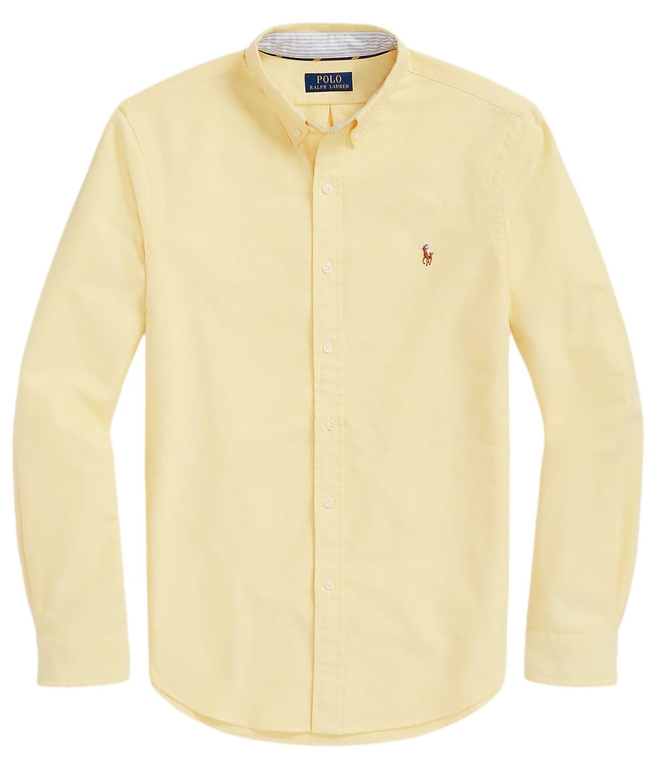 POLO RALPH LAUREN Men's Slim Fit Long Sleeve Oxford Dress Shirt - Premium Button Down Shirt for Business, Office & Formal Occasions