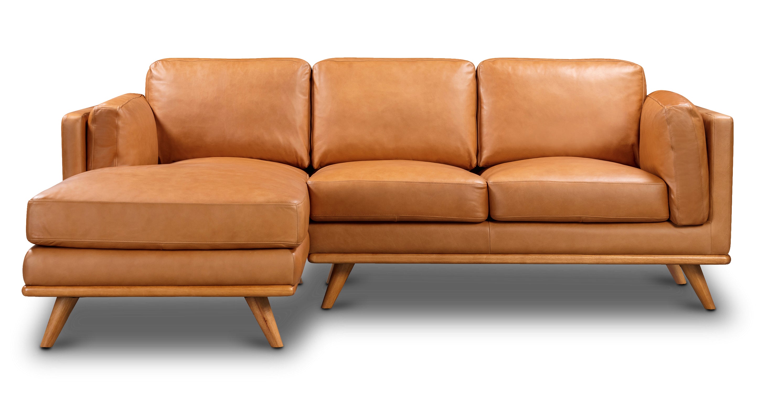 Cadiz Left Facing Sectional Sofa - Modern L-Shaped Couch with Reversible Chaise for Living Room, Family Room & Home Theater - Comfortable Fabric Upholstery for Relaxing and Entertaining