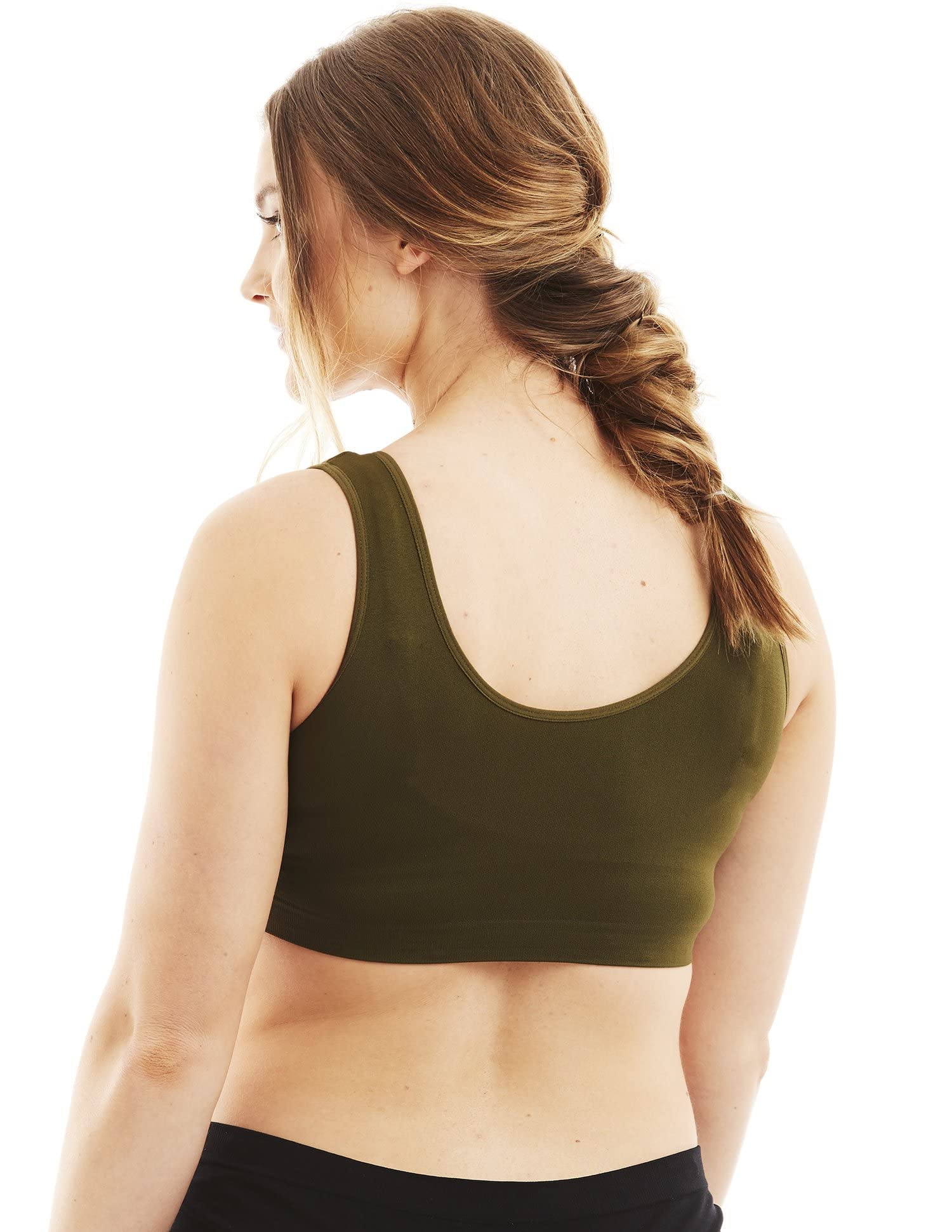 Caramel Cantina 4 Pack Nursing Bralette for Maternity & Sleep - Ultra Soft Wireless Comfort Bra for Breastfeeding Moms - Perfect for Nighttime Nursing, Lounging & Postpartum Recovery