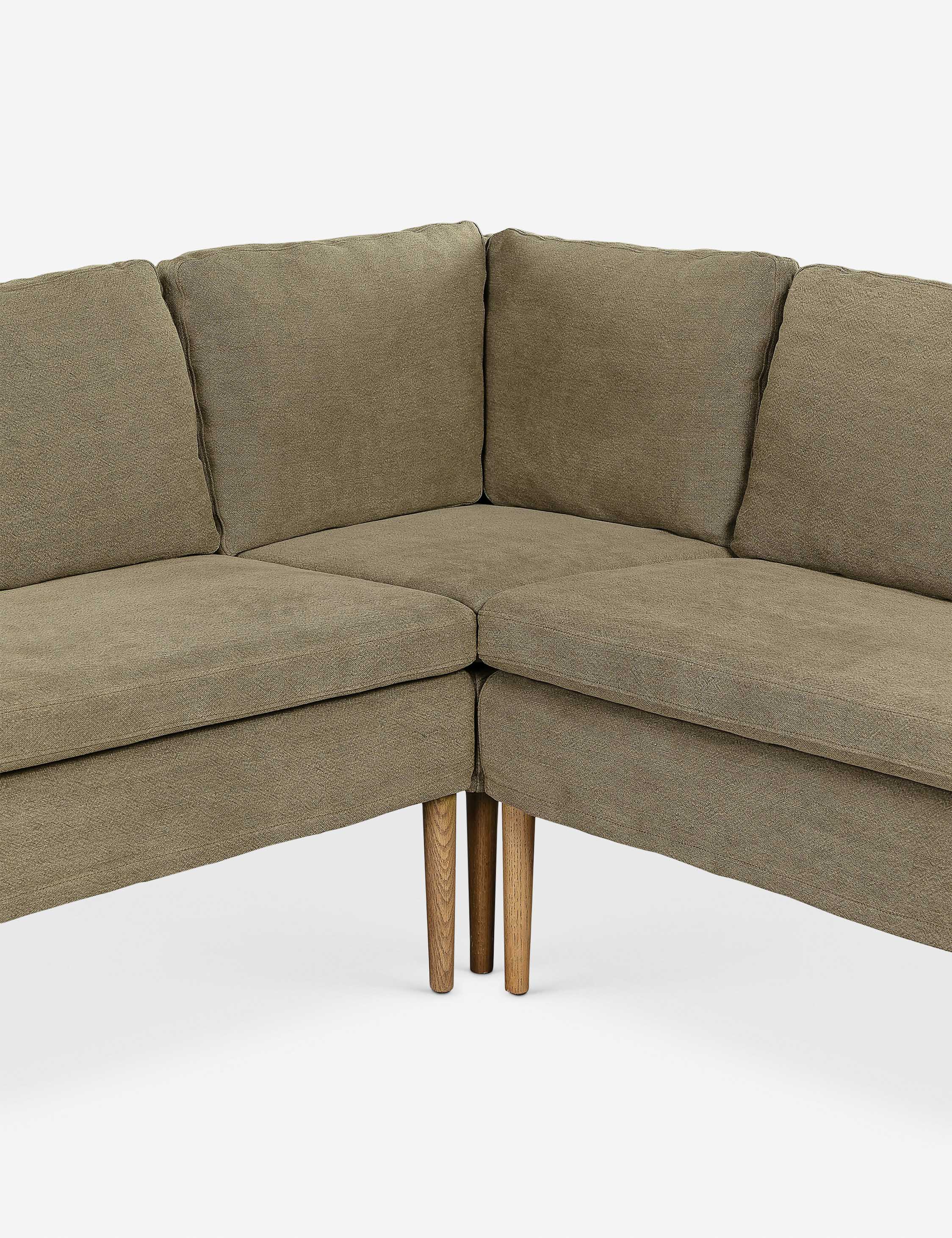 Aurelia Dining Banquette by Amber Lewis x Four Hands - Modern Upholstered Bench for Dining Room, Kitchen Nook & Entryway - Stylish Seating Solution for Home Decor