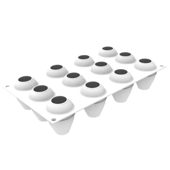 EGG 70 Silicone Mold - 2.75 Inch Baking Mold for Cupcakes, Candies, Soap Making - Perfect for Easter, Birthday Parties & DIY Crafts