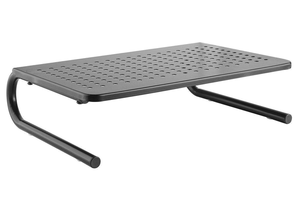 Adjustable Black Pop Monitor & Laptop Stand - Ergonomic Riser for Home & Office Workspace - Perfect for Computer, Notebook, MacBook & Tablet Use