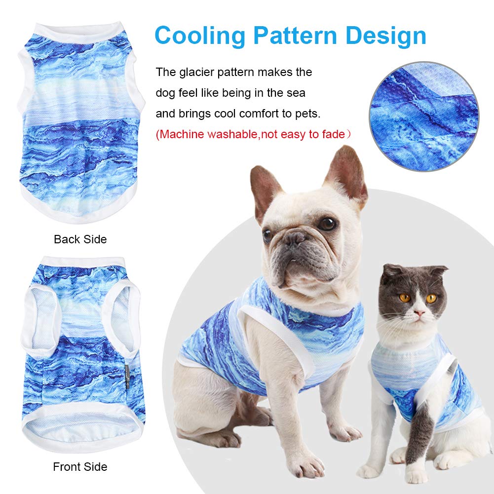 Dog Cooling Vest - Breathable Summer Cooling Jacket for Small & Medium Dogs & Cats - Sun Protection & Anxiety Relief - Soft & Comfortable for Outdoor Walking, Training, Hiking - Perfect for Hot Weather & Summer Adventures