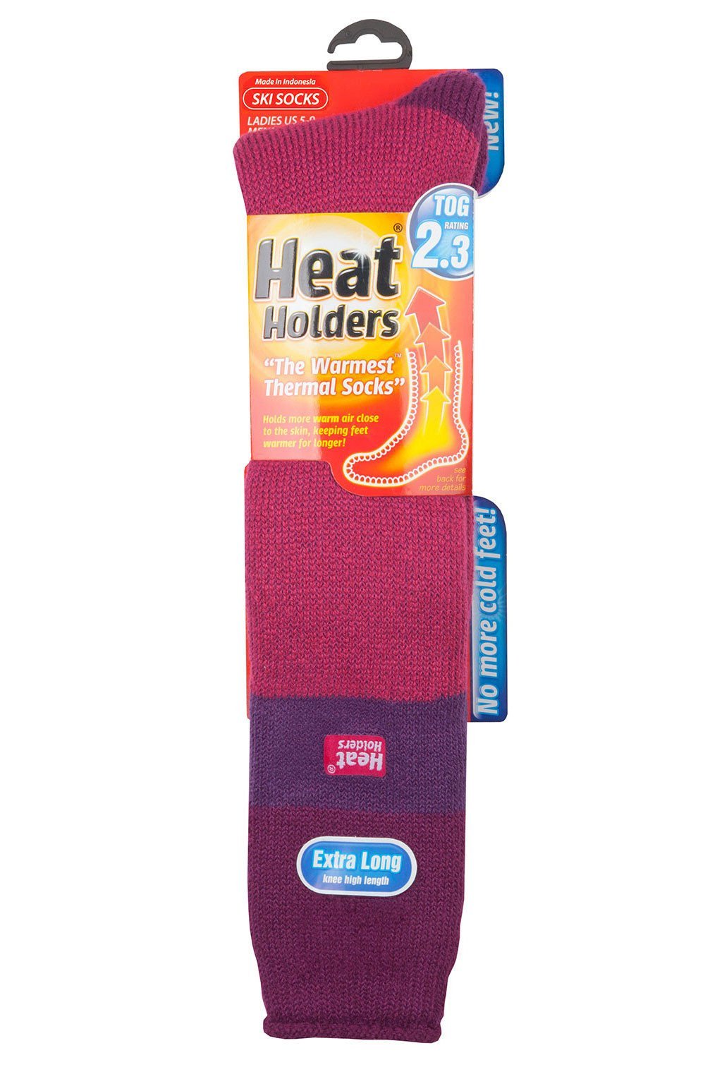 Heat Holders Women's Thermal Long Ski Socks - Ultra Warm Winter Socks for Cold Weather (US Size 5-9) | Perfect for Skiing, Snowboarding & Outdoor Winter Activities