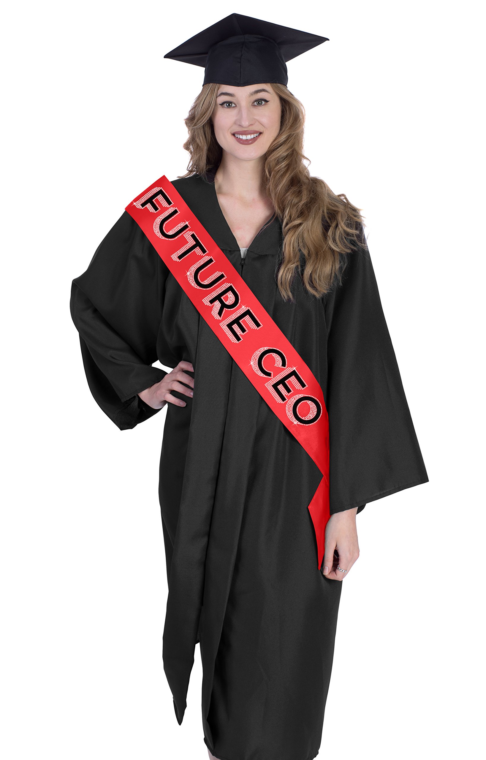 2020 Graduation Rhinestone Sash - Elegant High School & College Grad Gift, Decoration & Accessory for Commencement Ceremonies, Parties & Photo Shoots