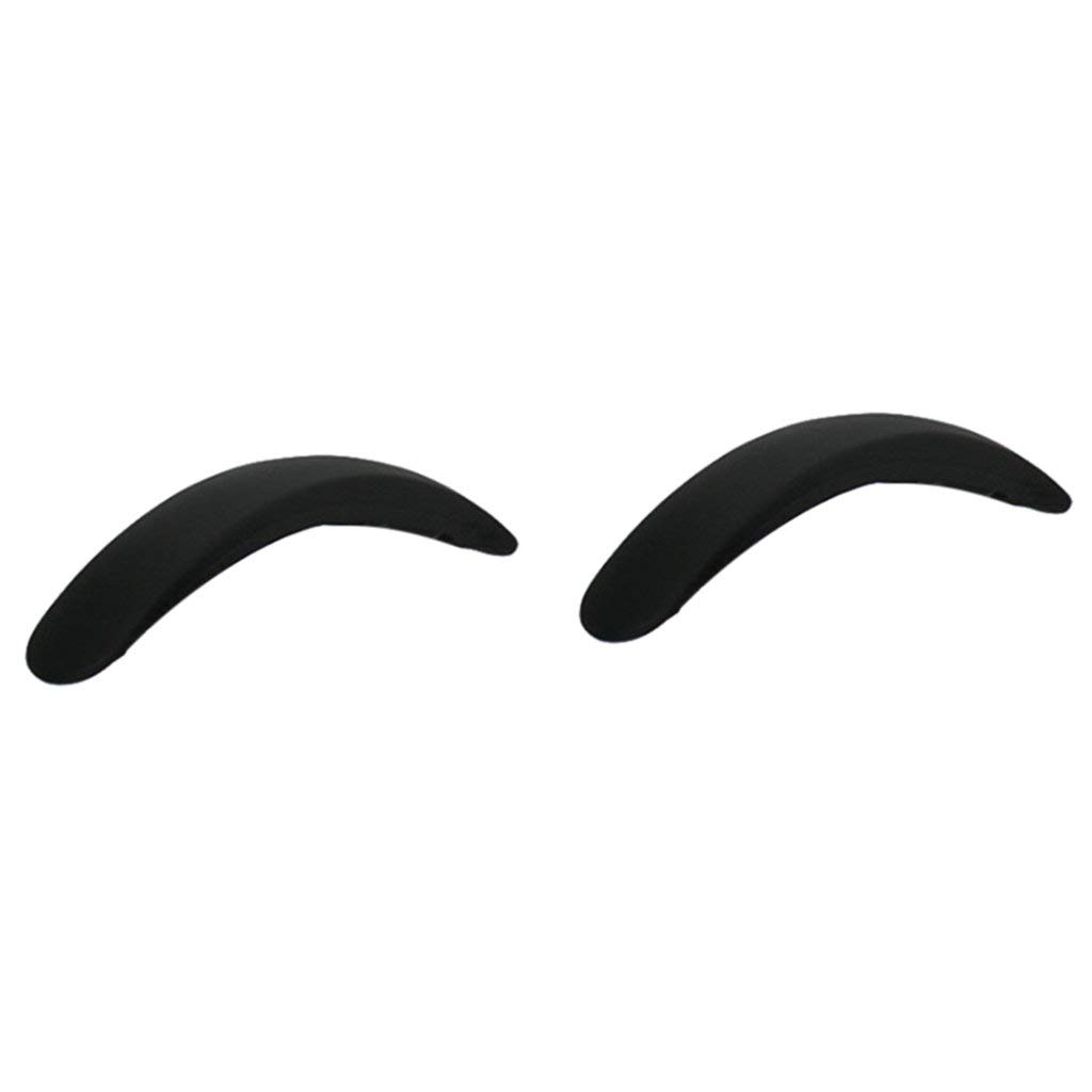 Stretchy Office Chair Armrest Covers - Machine Washable Swivel Chair Protectors (Black, 30-50cm) for Home & Office Ergonomic Support