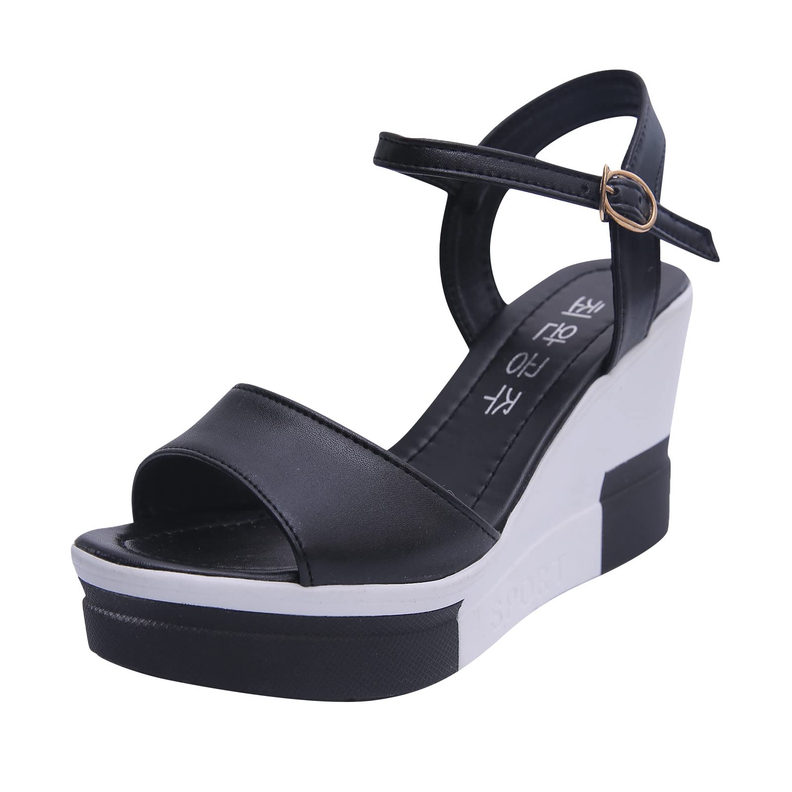 **Women's Platform Wedge Heel Slippers - Breathable Fish Mouth Slide Sandals for Women - Fashionable & Versatile Slip-On Sandals for Home, Beach, and Casual Outings**