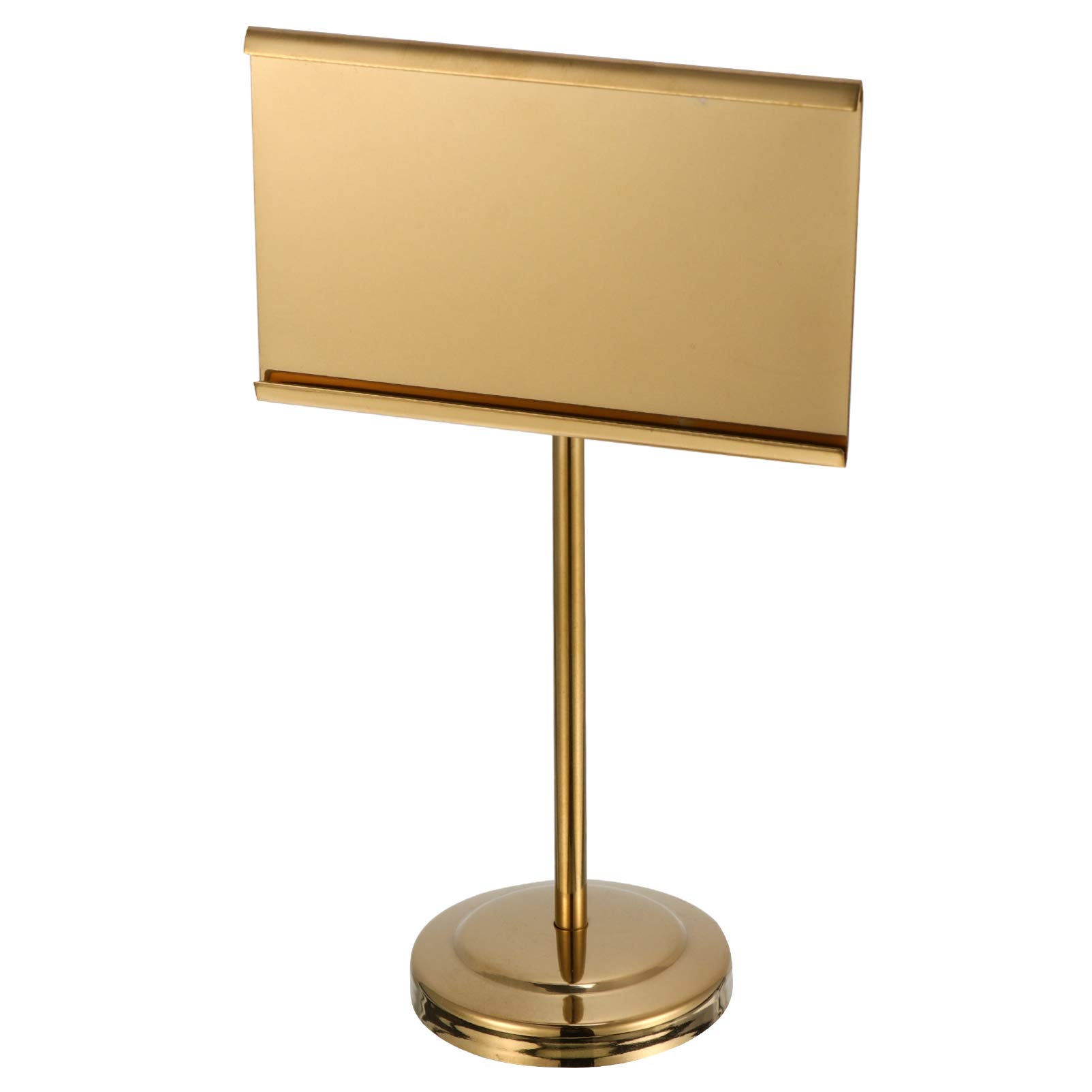 Premium Stainless Steel Business Card Holder & Table Number Stand - Durable Menu Holder for Restaurants, Buffets, Weddings & Events - Perfect for Displaying Menus, Photos, Table Numbers & Cards