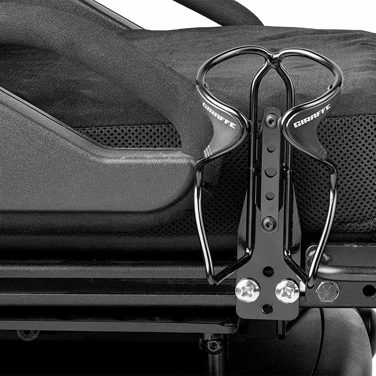 Universal Wheelchair Cup Holder with Adjustable Rail Bracket - Perfect for Water Bottles, Coffee Mugs & Drink Containers - Ideal for Mobility Scooters, Walkers & Wheelchairs