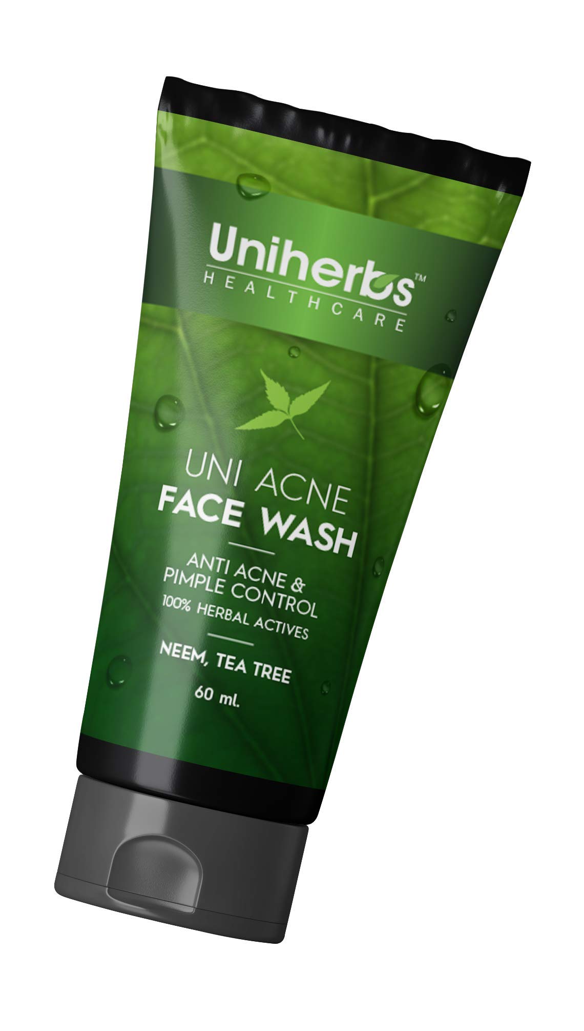 Uniherbs Uni Acne Face Wash - 100ml Pimple Treatment for Men & Women | Gentle Cleanser for Oily & Acne-Prone Skin | Daily Skincare Routine