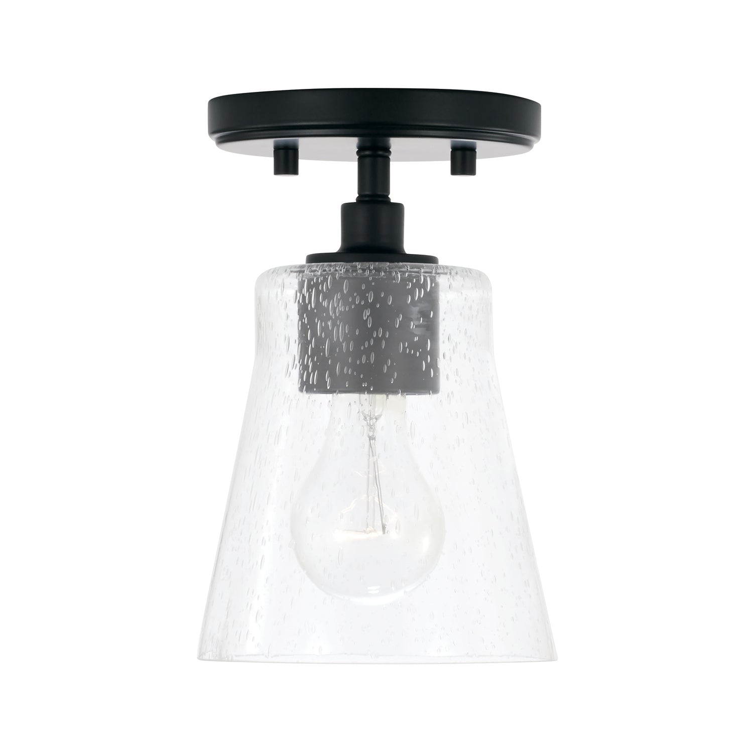 Capital Lighting One Light Pendant - Modern Hanging Light Fixture for Kitchen Island, Dining Room & Bedroom | Dimmable LED Chandelier with Adjustable Height