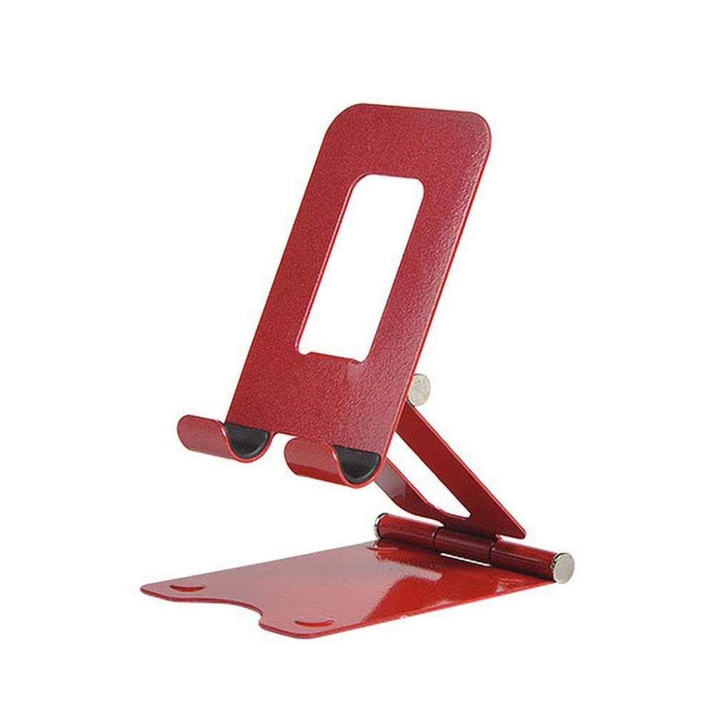 Universal Double Folding Adjustable Phone Stand - Multi-Angle Desk Holder for Smartphones & Tablets (6-12.9