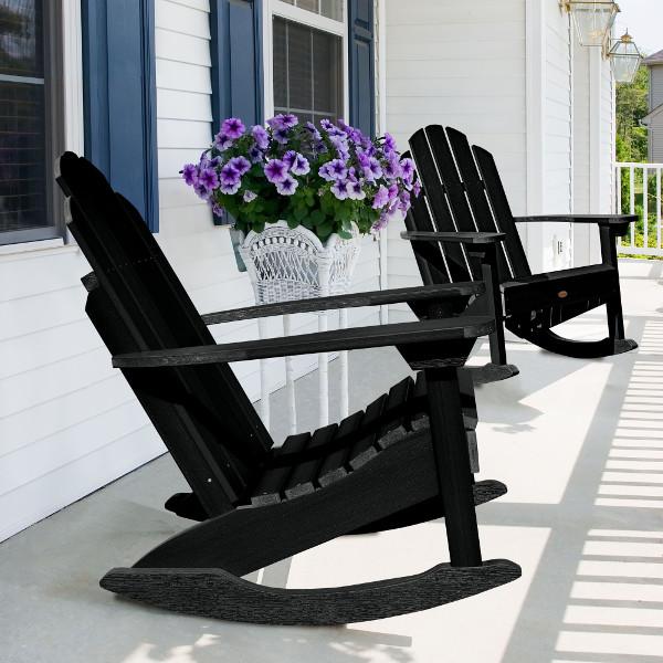 Premium Outdoor Classic Westport Adirondack Rocking Chair - All-Weather Resistant, Comfortable Patio & Garden Rocking Chair for Porch, Deck, Backyard Relaxation