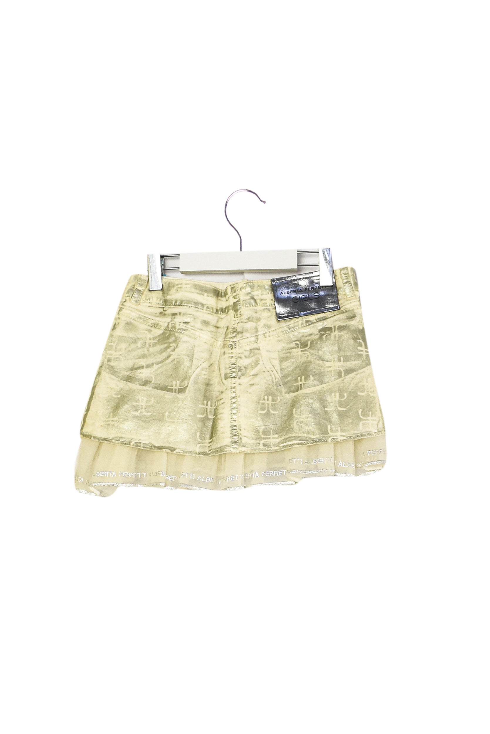 Alberta Ferretti Girls' Short Skirt Size 6T - Stylish Floral Print Party Dress for Kids Birthday & Special Occasions