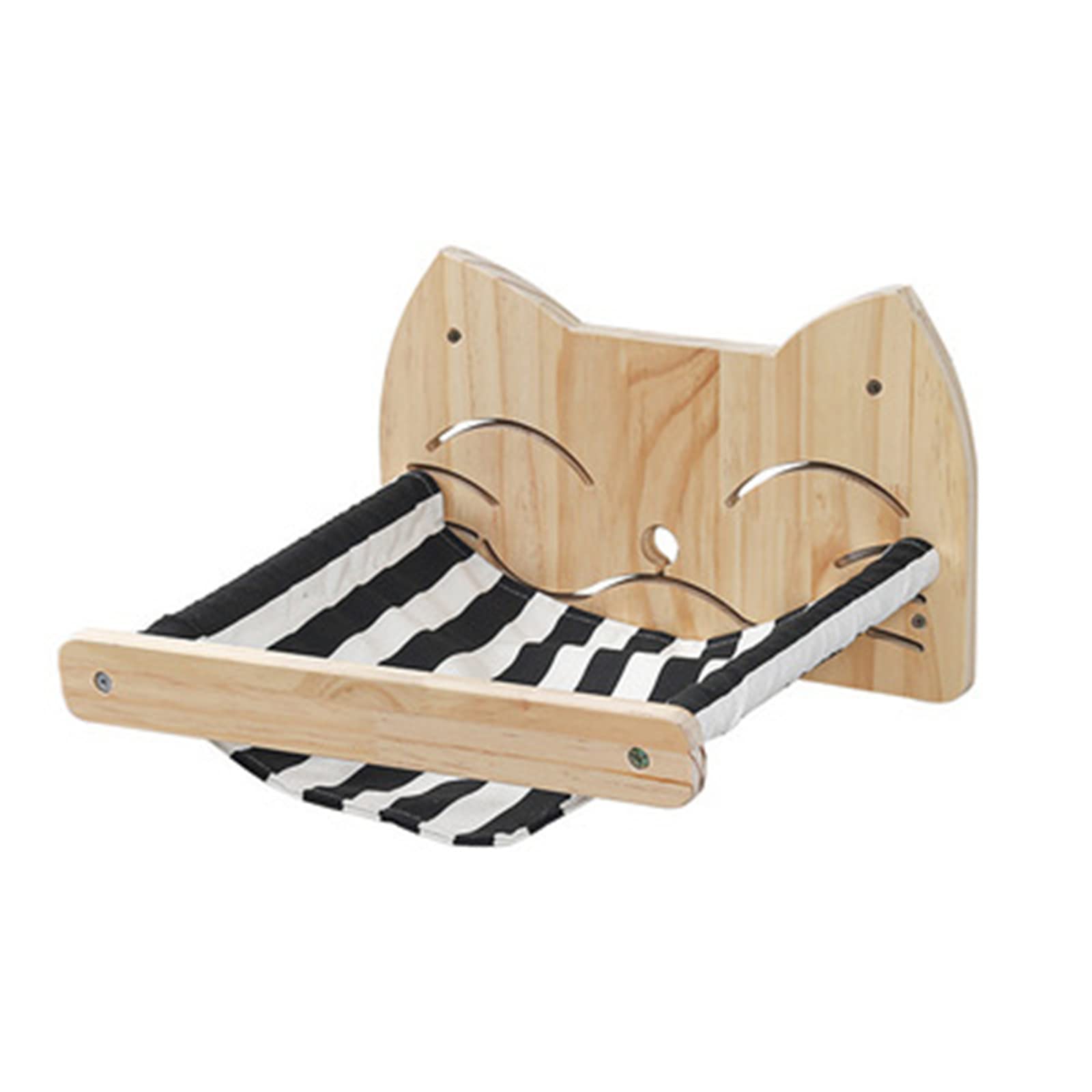 Premium Cat Wall Shelves & Hammock - Modern Wall-Mounted Cat Bed for Large Cats & Kittens - Multi-Level Climbing, Lounging & Sleeping Perch - Durable Cat Furniture for Indoor Play & Relaxation - Fast 7-15 Day Delivery - Perfect for Small Spaces & Cat Enrichment Activities
