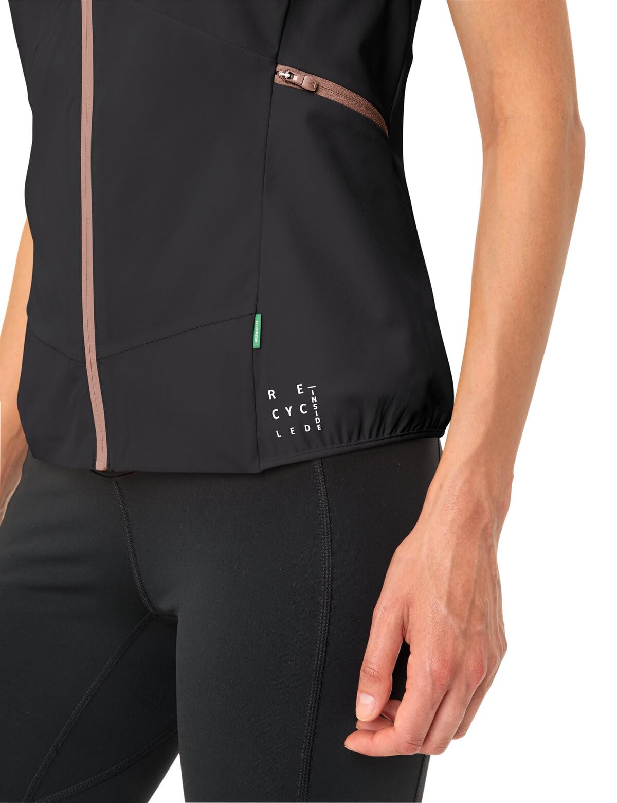 VAUDE Women's Scopi Vest - Lightweight Hiking & Outdoor Jacket for Women, Black/Black Size 44 - Perfect for Camping, Backpacking & Mountain Adventures