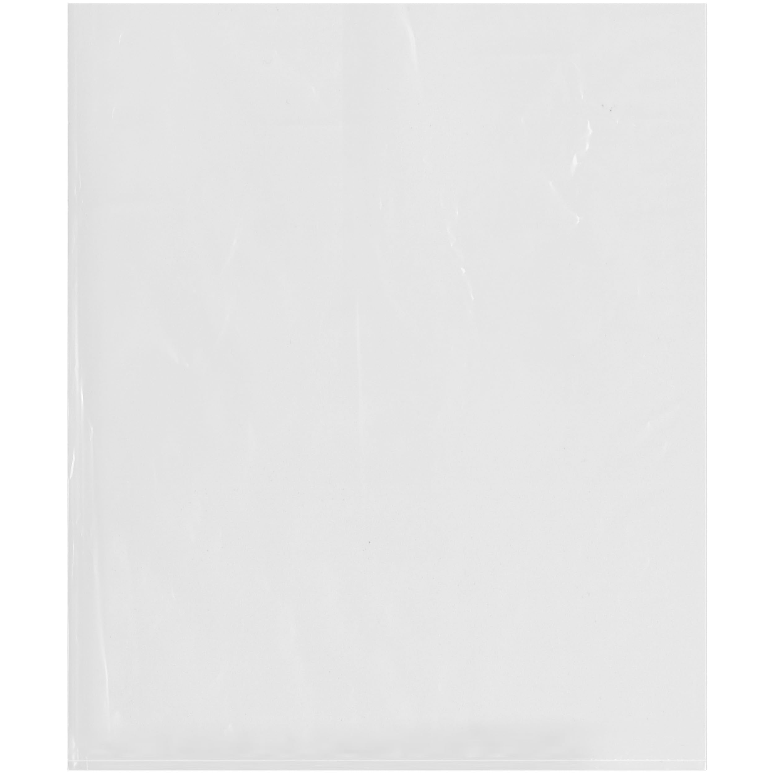 Plymor 15x18 Inch 1.25 Mil Clear Plastic Poly Bags - Pack of 500 | Resealable Flat Poly Bags for Crafts, Jewelry, Bakery & Retail Packaging