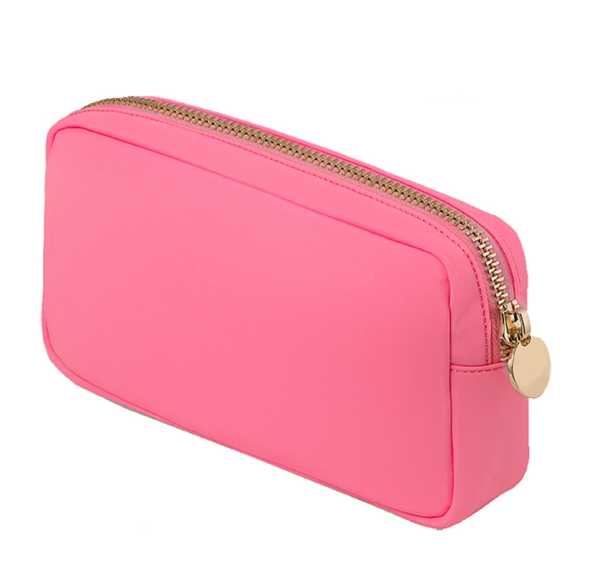 Premium Coral Nylon Zipper Pouch - Waterproof Travel Organizer for Cosmetics, Jewelry & Essentials | Perfect for Makeup Bags, Toiletry Cases & Travel Accessories