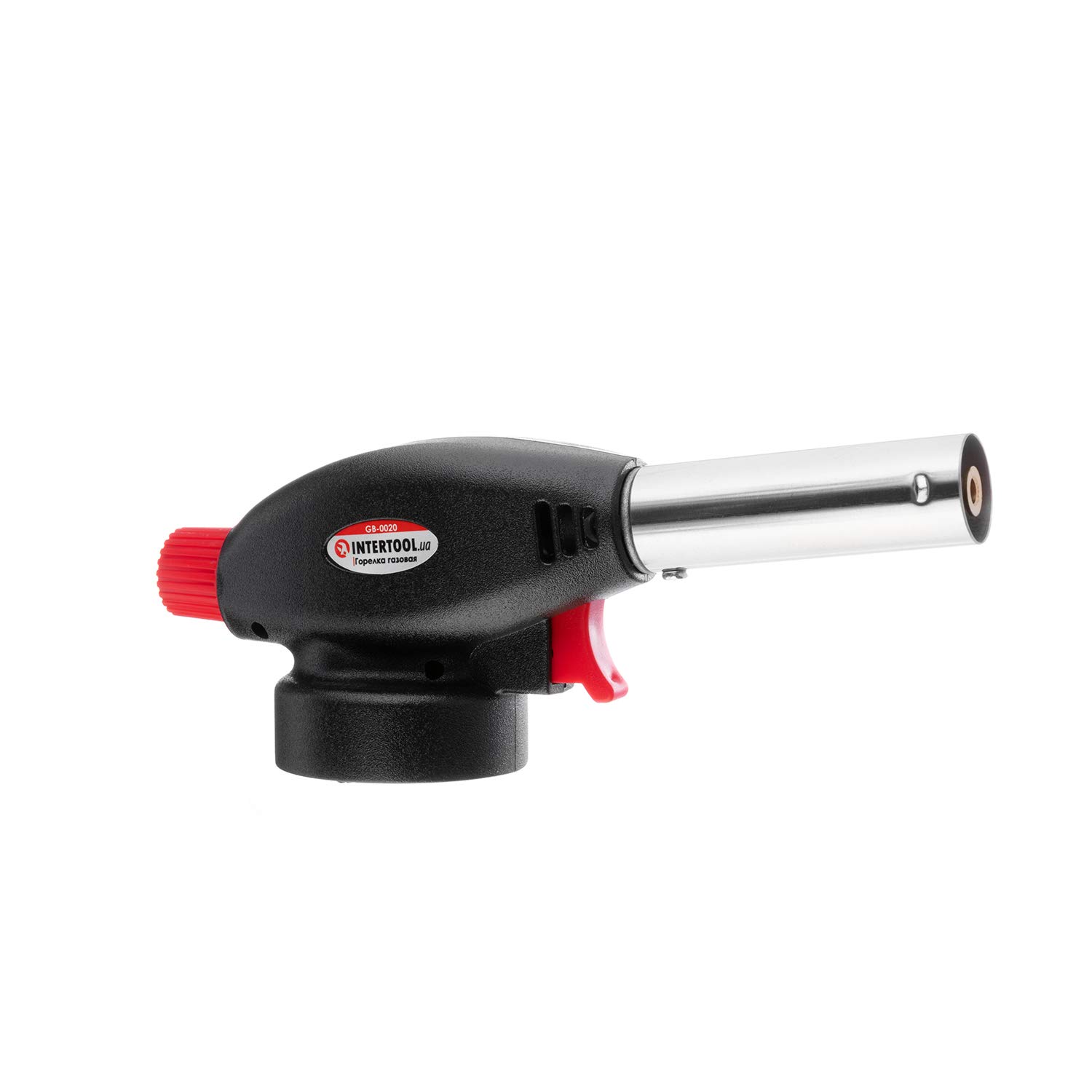 INTERTOOL GB-0020 Professional Gas Torch Burner - High Temperature Butane/Propane Welding Soldering Tool for Jewelry Making, Plumbing, DIY Crafts & Home Repairs