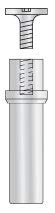 Amana Tool 47617 Stub Spindle with Screw - CNC Router Bit for Woodworking, Milling & Engraving | Perfect for Cabinets, Furniture & DIY Projects