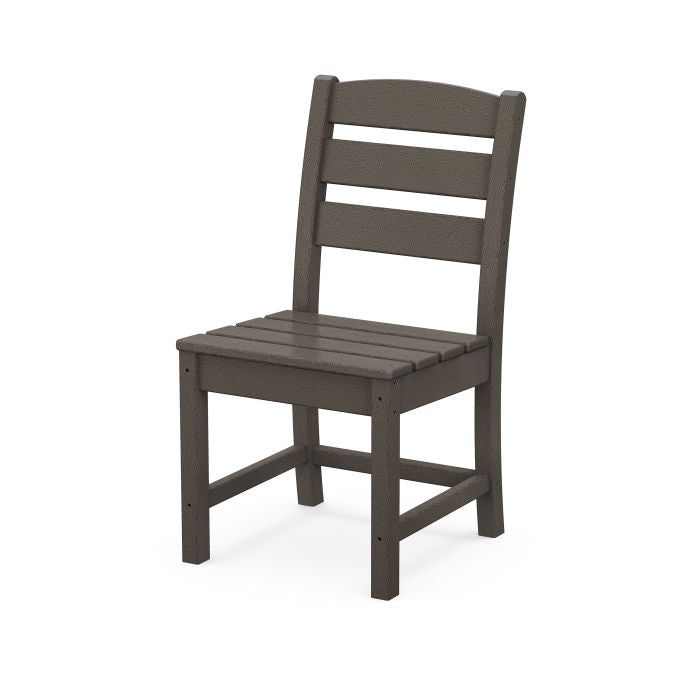 POLYWOOD Lakeside Outdoor Dining Chair - Weather-Resistant Adirondack-Style Side Chair for Patio, Deck, Poolside & Garden - Comfortable & Durable Recycled Plastic Furniture