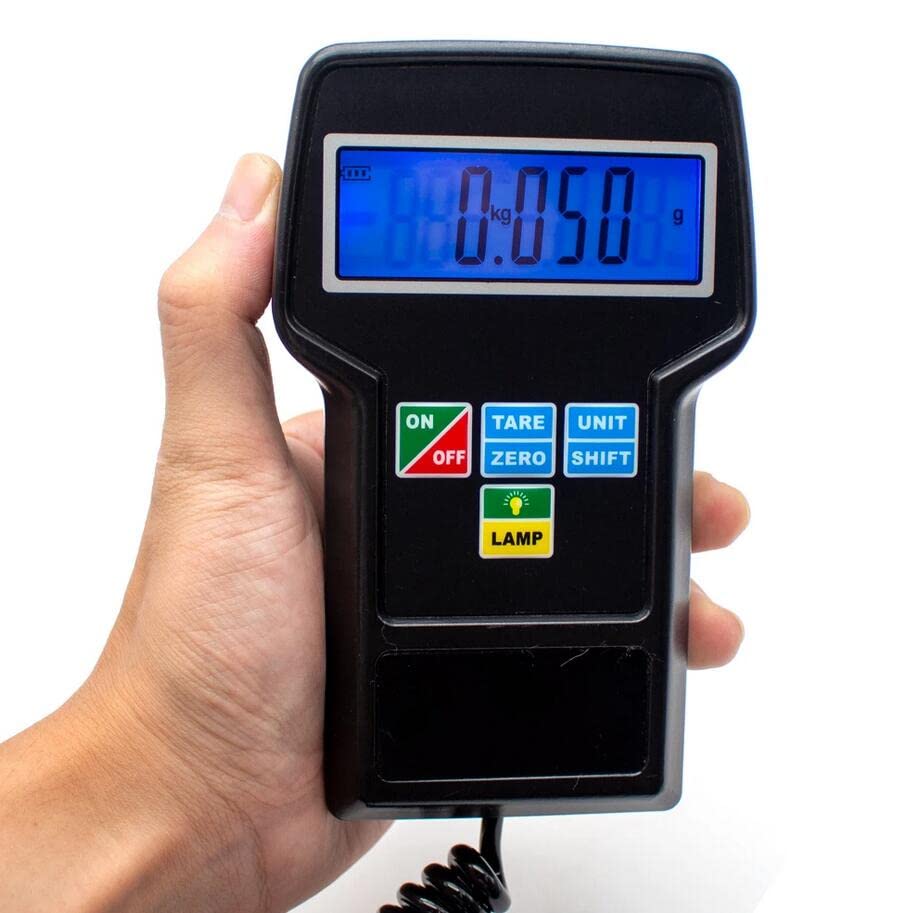 Precision Digital Refrigerant Charging Scale with LCD Display - RCS-7040 Electronic Weight Calibration Tool for HVAC Technicians (Ideal for AC Repair, Refrigerant Recharging & Maintenance)