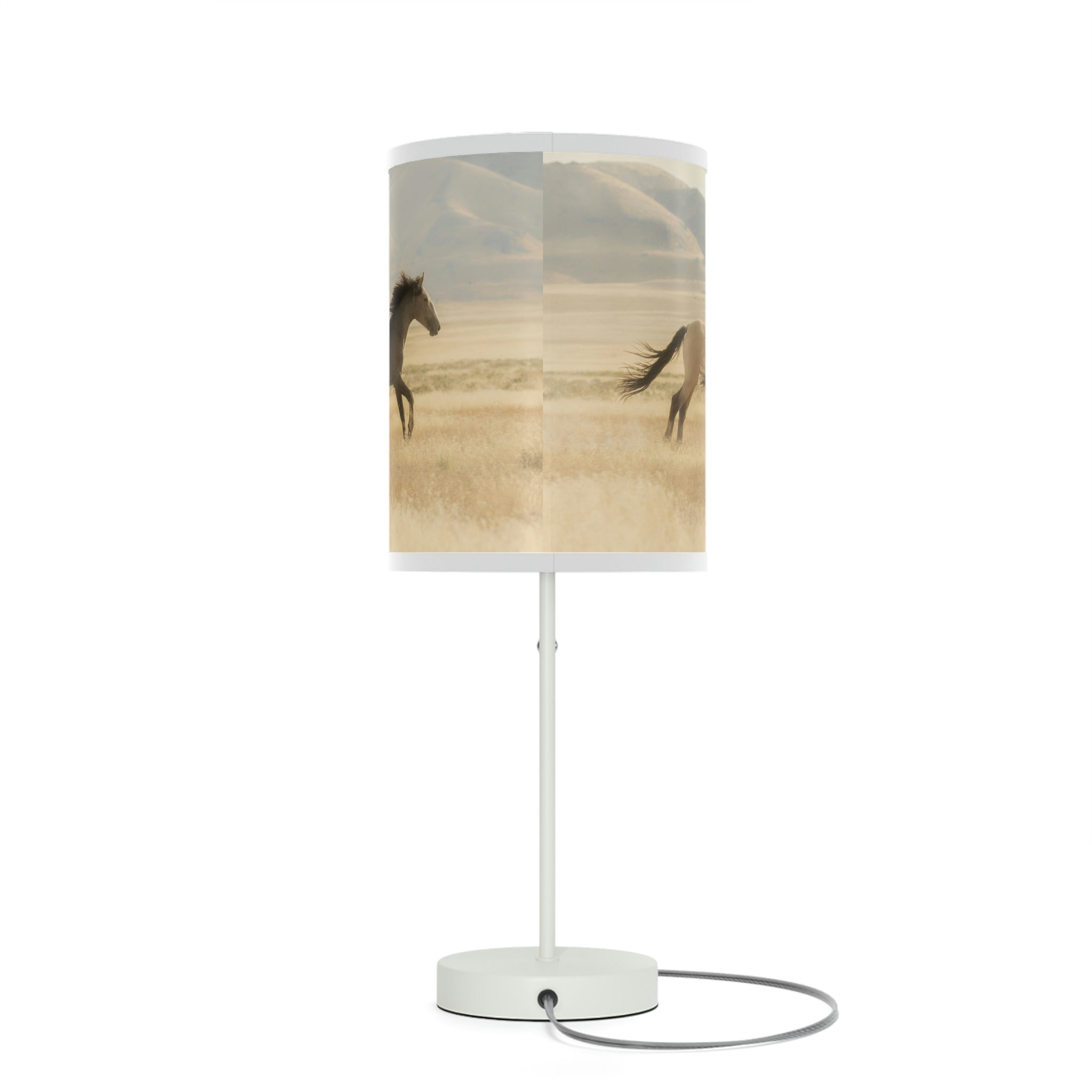 Galloping Horse Table Lamp - Western Style Bedroom & Office Lighting for Home Decor - Perfect for Western Themed Rooms, Cowboy Decor, and Ranch Style Interiors