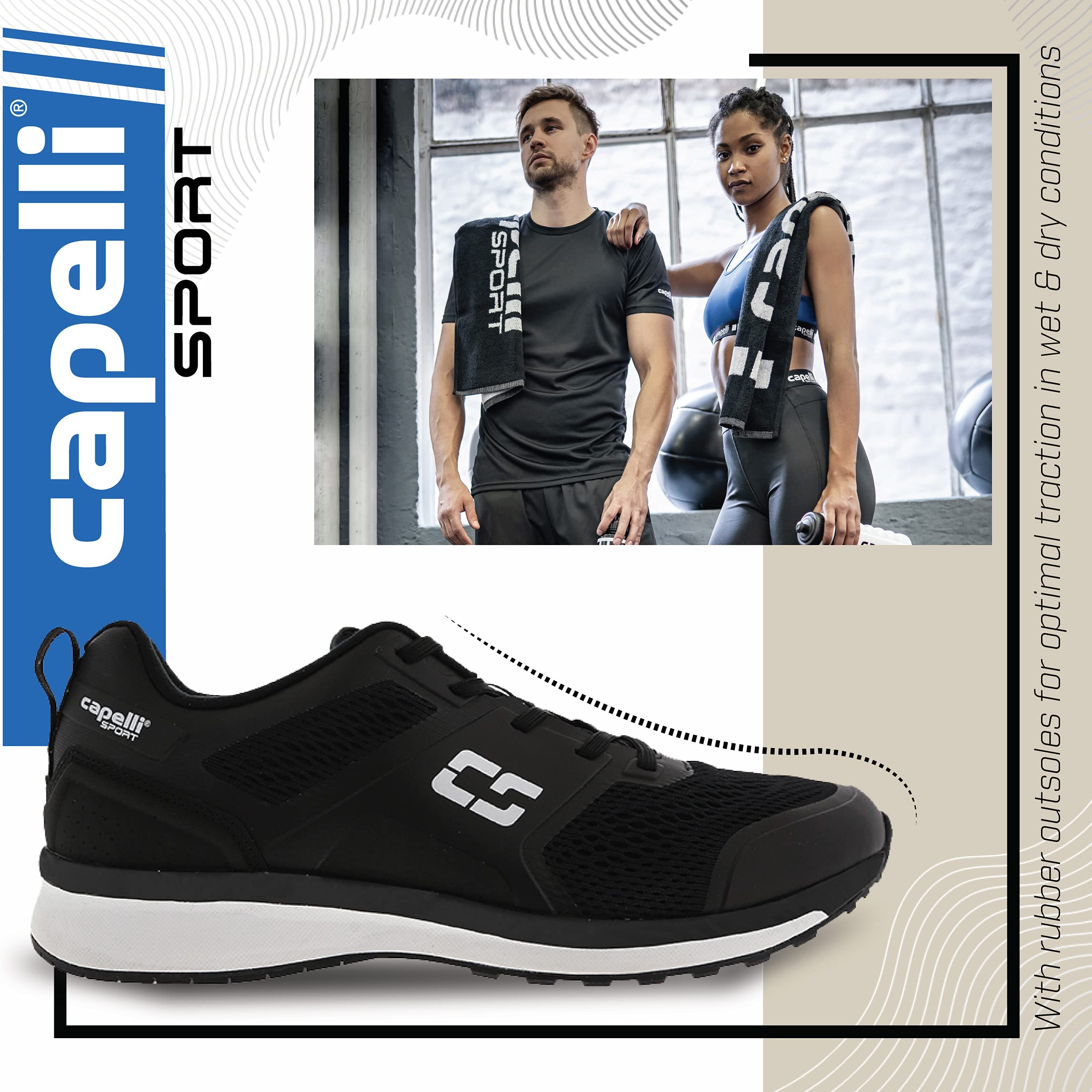 Capelli Sport Men's Running Sneakers - Lightweight Athletic Shoes for Jogging, Gym & Casual Wear - Breathable Comfort Walking Shoes for Men