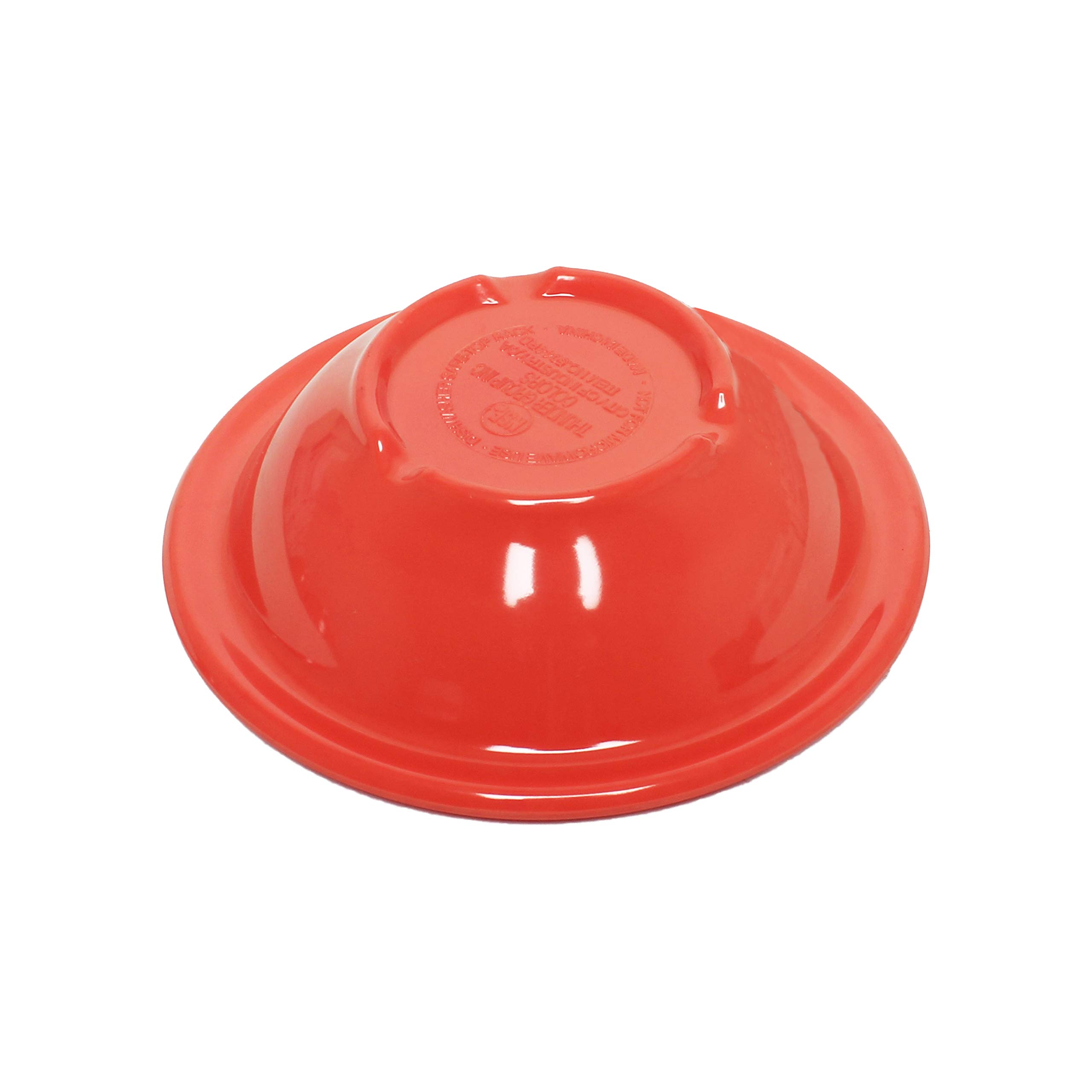 Premium Orange Melamine Salad Bowl Set - 4.75 Inch, 4 oz Capacity (Pack of 12) - Durable & Lightweight Dinnerware for Outdoor Picnics, BBQs, and Party Serving