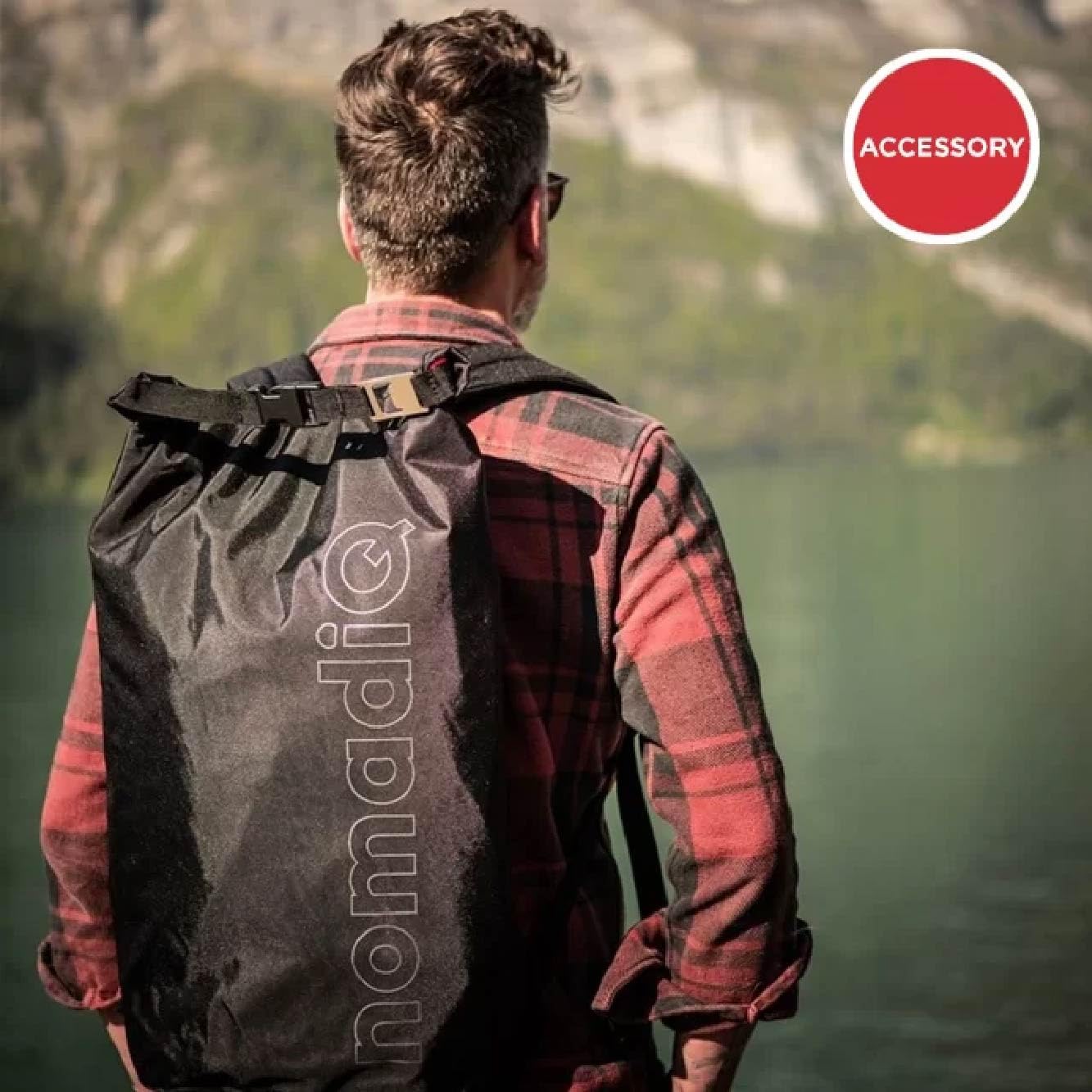 NomadiQ Large Capacity Cooler Backpack - Dual Compartment, Leak-Proof Insulated Cooler Bag with Bottle Opener for Outdoor Activities, Picnics, Camping, Hiking, Travel, Beach Trips & Tailgating
