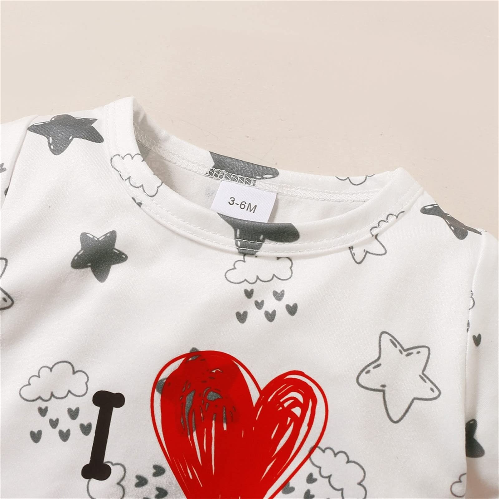 Toddler Girls & Boys Star Print Short Sleeve Romper Jumpsuit Set - Soft Cotton Baby Outfit for Playtime, Daycare & Family Photos
