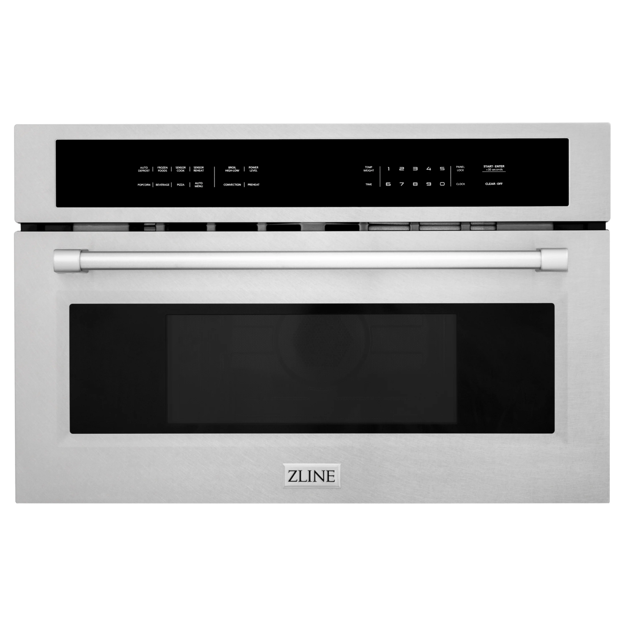 ZLINE 30 Inch Built-In Convection Microwave Oven - 1.6 Cu Ft Capacity with Speed & Sensor Cooking for Fast, Precise Meals | Perfect for Small Kitchens, Apartments & Modern Homes