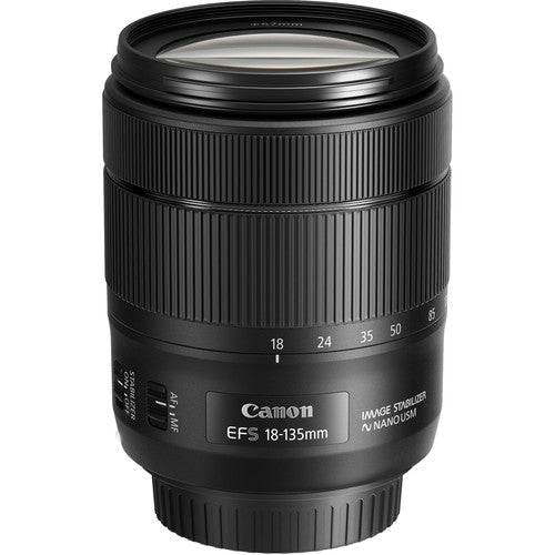 Canon EF-S 18-135mm f/3.5-5.6 IS USM Zoom Lens Kit with UV/CPL/ND8 Filters & Hood - Compatible with EOS 70D, 7D, Rebel T5/T5i/T6/T6i/T6s/SL1 - Perfect for Travel, Portrait & Wildlife Photography