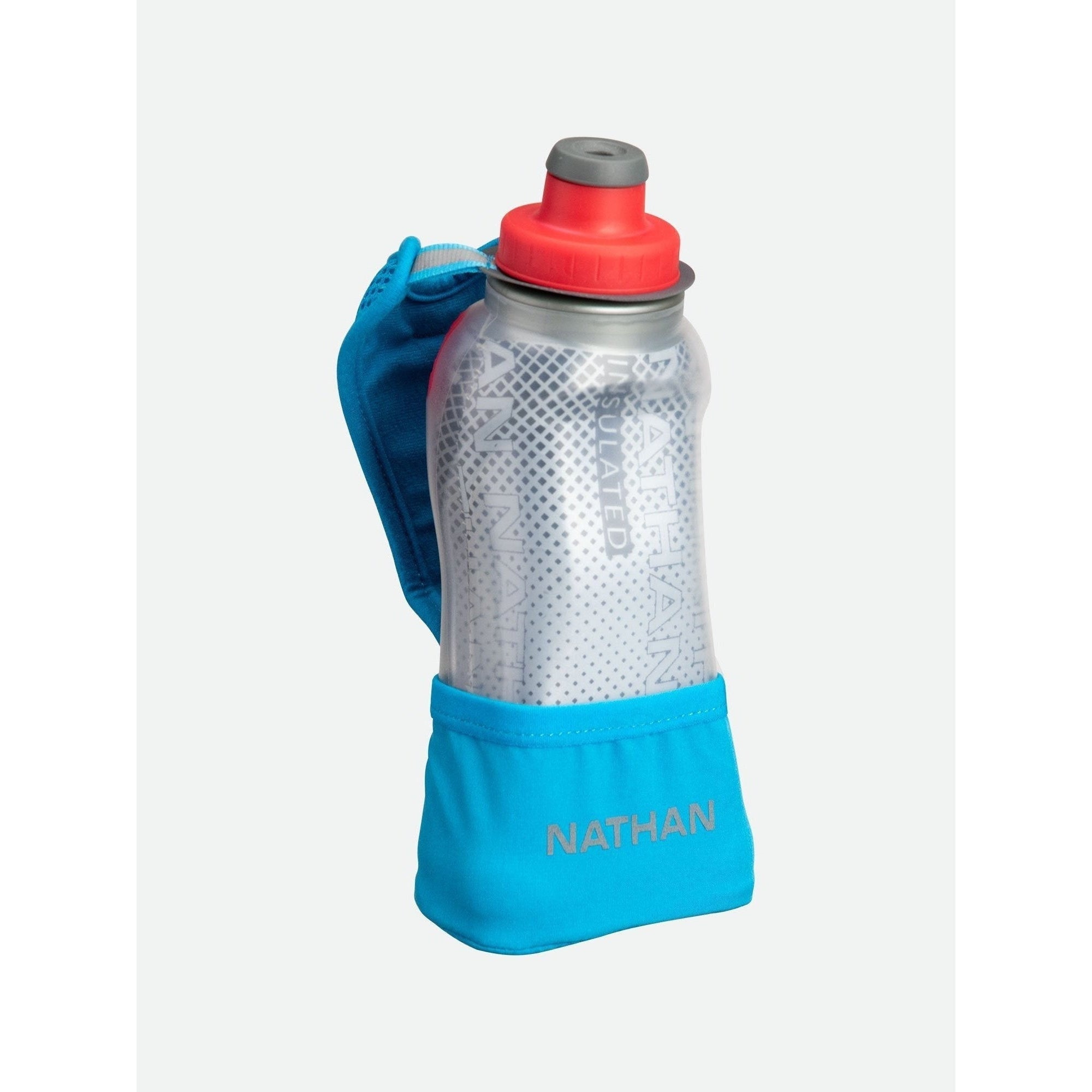 Nathan QuickSqueeze Lite 12oz Insulated Handheld Water Bottle - Leakproof & Lightweight for Running, Hiking & Outdoor Activities