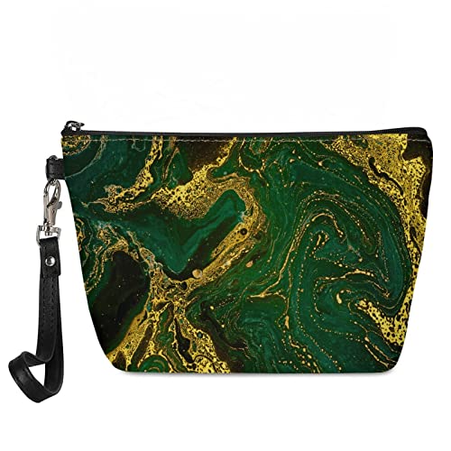 Green & Gold Marbling - Green