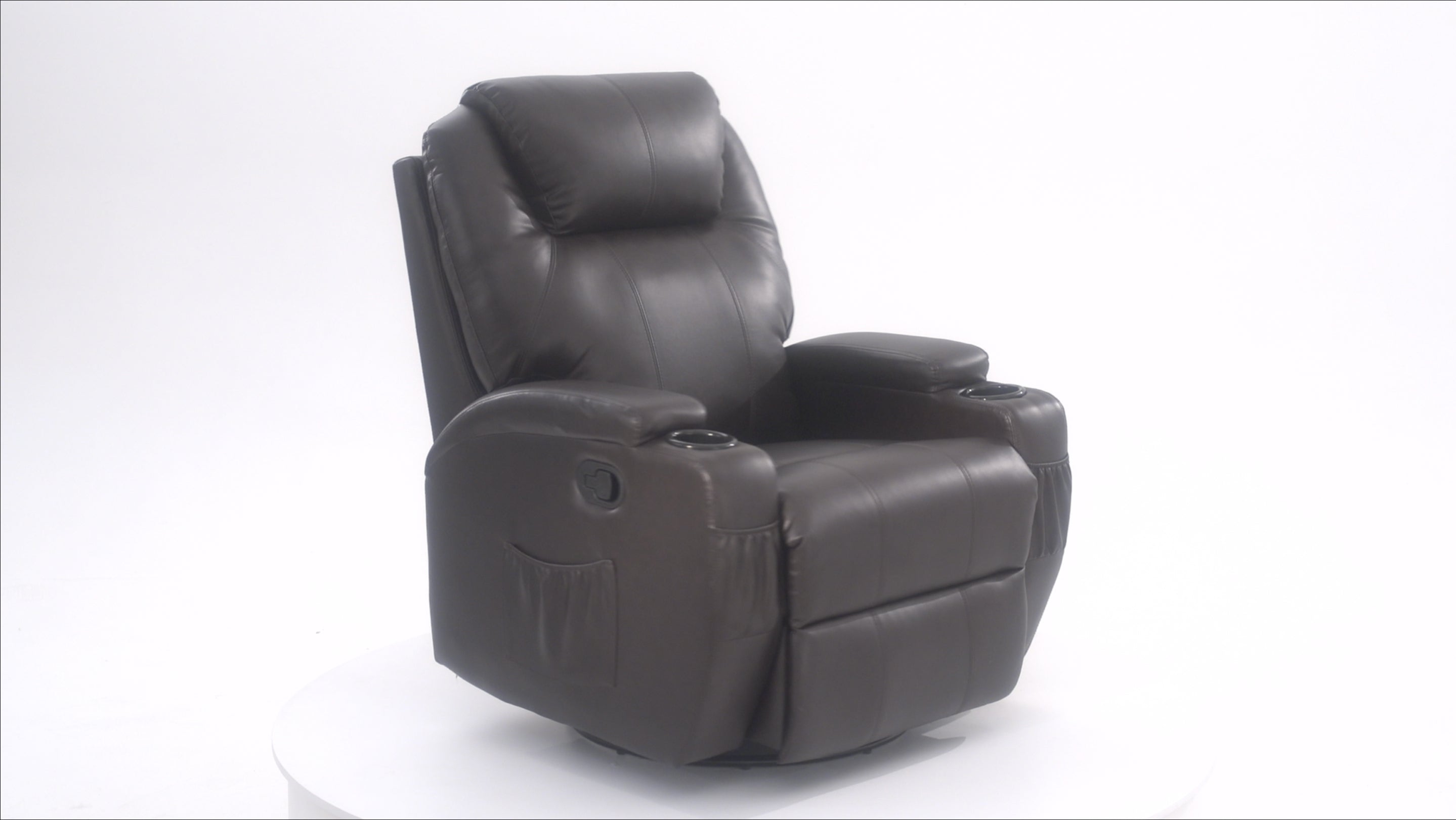Total Bliss Recliner Chair - Premium Comfort Reclining Lounge Chair with Adjustable Backrest & Footrest - Perfect for Living Room, Home Theater & Office Relaxation