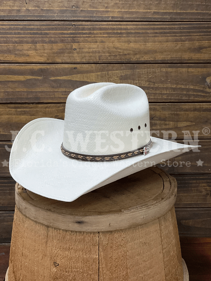 Justin JS1156MRGN40 10X Morgan Straw Cowboy Hat Ivory - Western Style Hat for Men & Women, Perfect for Rodeo, Country Music Festivals & Outdoor Adventures