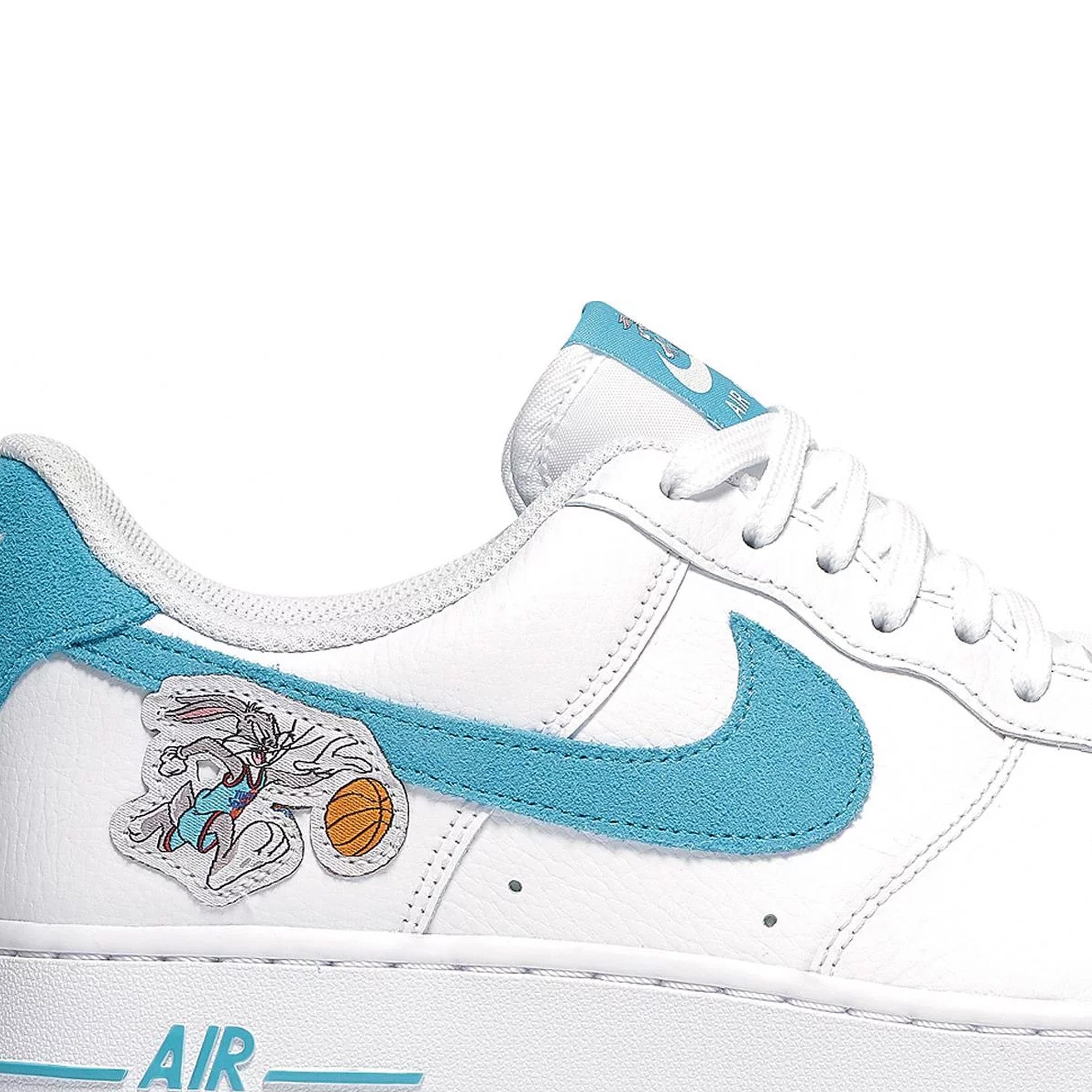 Nike Air Force 1 '07 x Space Jam 'Hare' GS Basketball Shoes - Limited Edition Retro Sneakers for Men & Women - Perfect for Streetwear, Basketball Games, and Sneaker Collectors