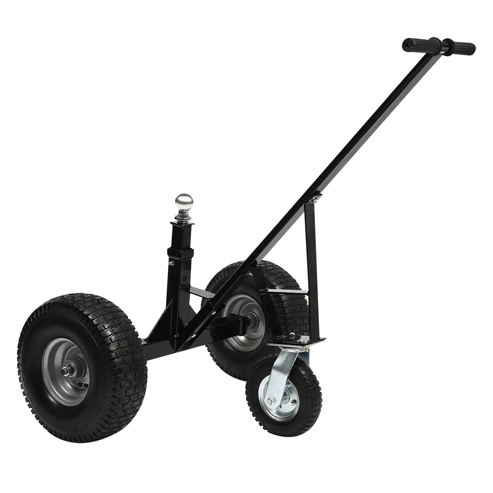 1000Lbs Heavy Duty Adjustable Trailer Dolly with 3 Wheels - Perfect for Moving Boats, ATVs, and Utility Trailers in Tight Spaces