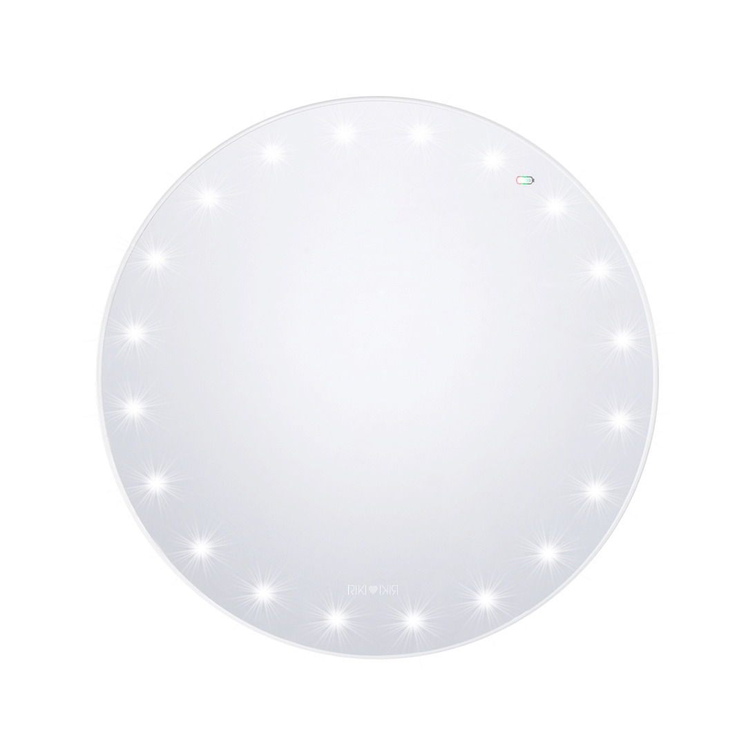 RIKI Fog-Free Shower Mirror with Suction Cup - Perfect for Shaving, Skincare & Makeup in the Bathroom