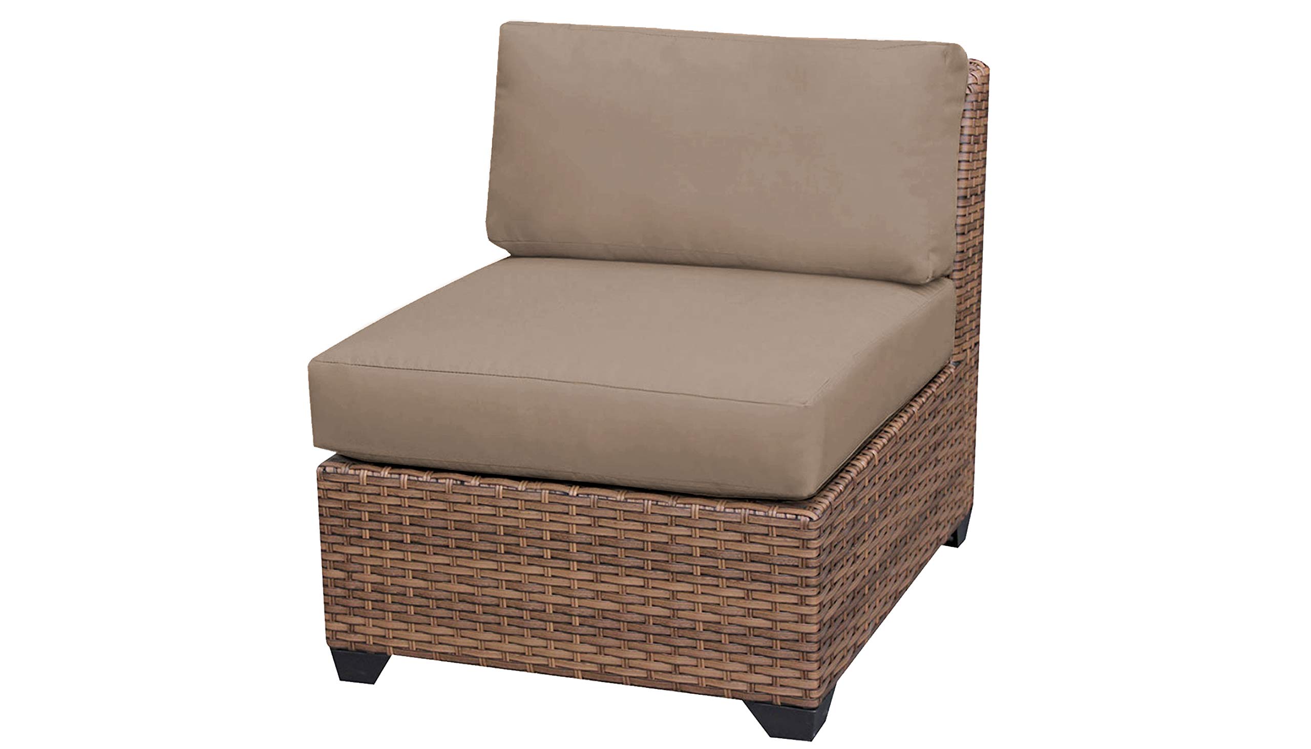 TKC LAGUNA-06F 6-Piece Outdoor Wicker Patio Furniture Set in Wheat Color - Perfect for Backyard, Garden, Poolside & Outdoor Relaxation