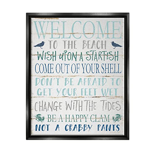 Black Floater Framed