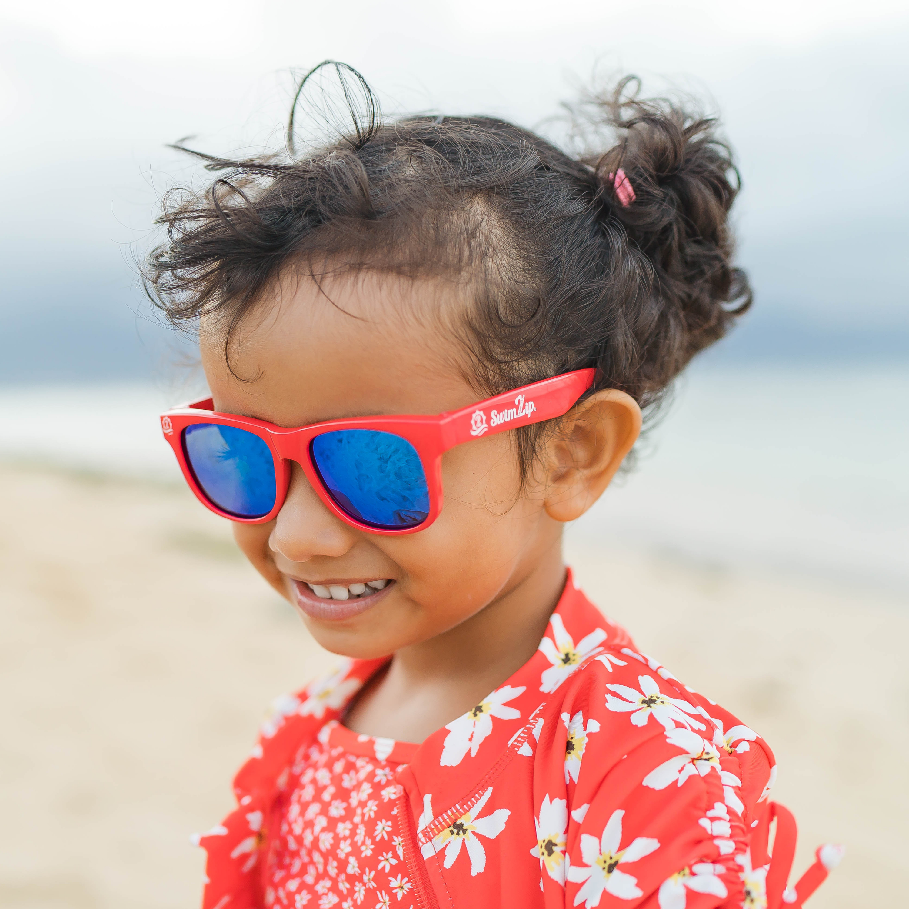 Kids Polarized Wayfarer Sunglasses - UV Protection, Durable & Stylish for Boys & Girls - Perfect for Outdoor Play, Beach & Travel