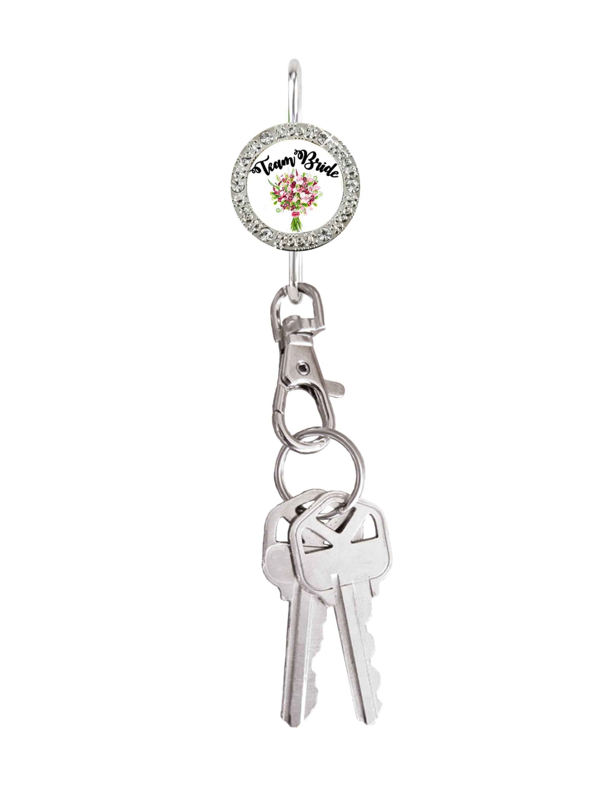 Women's Key Finder Keychain - Cute Bag Charm & Purse Organizer Accessory - Perfect Gift for Mom, Wife, Girlfriend - Use for Keys, Wallets, Handbags, Backpacks & Daily Essentials